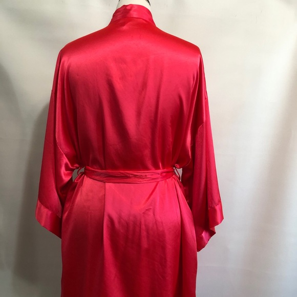 Victoria Secret kimono robe M/L NWOT red - Picture 4 of 10